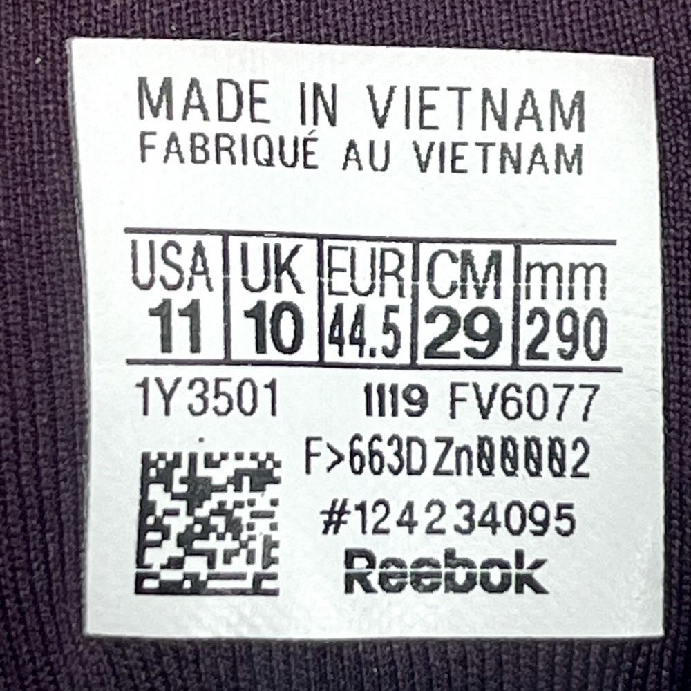 Reebok Mens 11 GOK Daytona DMX Shoes Chalk Pigment Purple Running Sneaker FV6077 - Picture 9 of 9